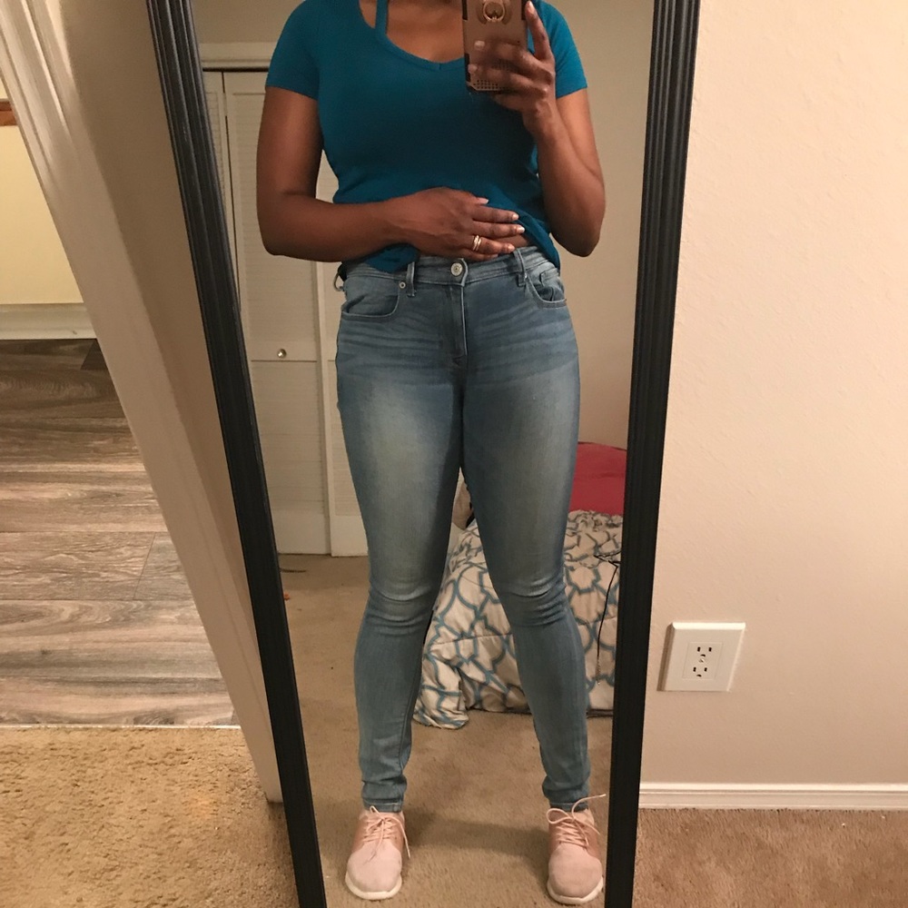 Light wash denim